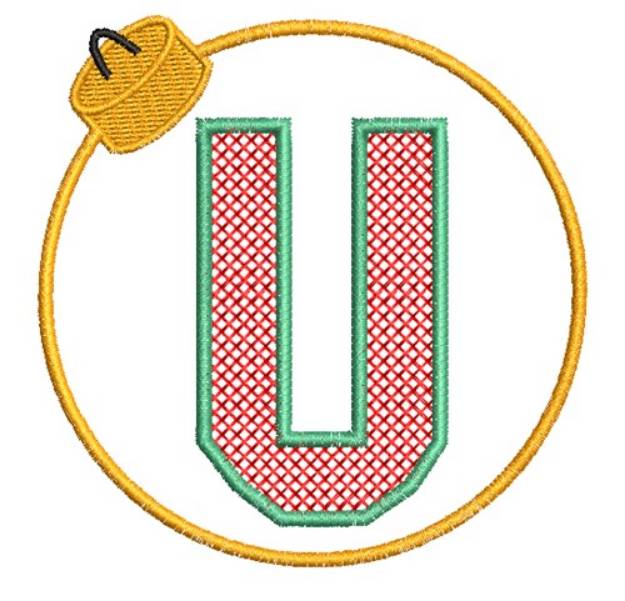 Picture of Christmas Ornament V Machine Embroidery Design