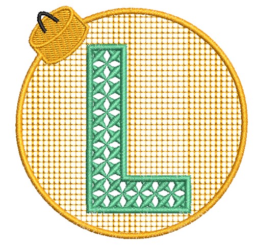 Xmas Ornament L Machine Embroidery Design