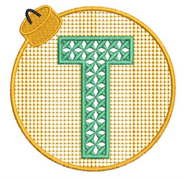 Picture of Xmas Ornament T Machine Embroidery Design