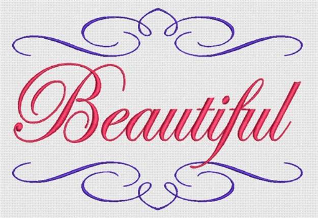 Picture of Beautiful Machine Embroidery Design