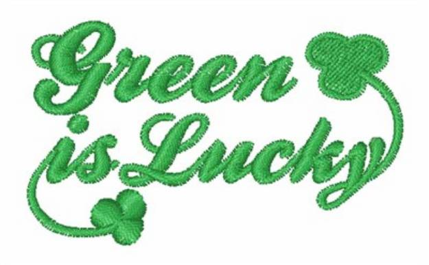Picture of Green Is Lucky Machine Embroidery Design