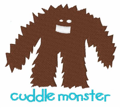 Cuddle Monster Machine Embroidery Design