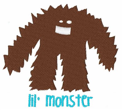 Lil Monster Machine Embroidery Design