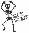Picture of Bone Skeleton Machine Embroidery Design