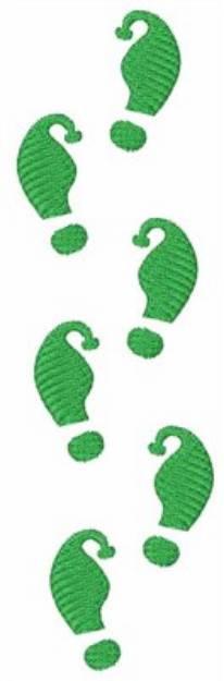 Picture of Little Elf Footprints Machine Embroidery Design