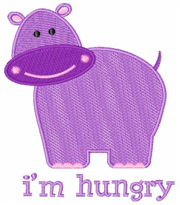 Hungry Hippo Machine Embroidery Design