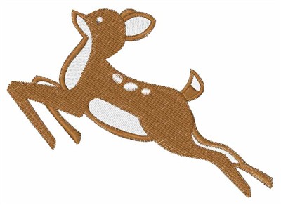 Deer Fawn Machine Embroidery Design