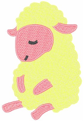 Baby Lamb Machine Embroidery Design
