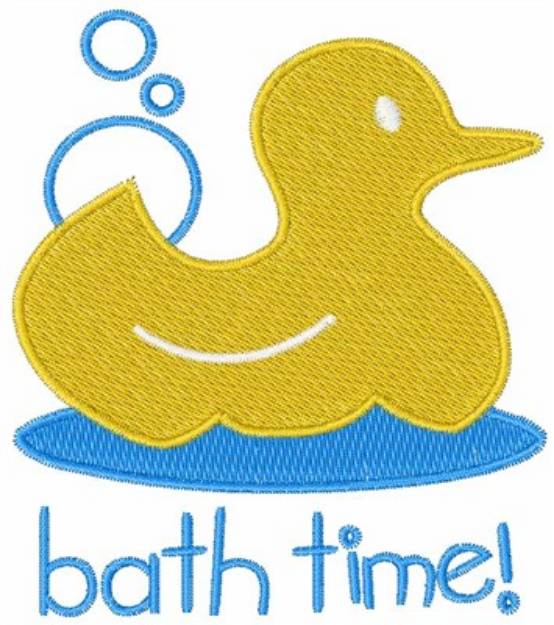Picture of Ducky Bath Time Machine Embroidery Design