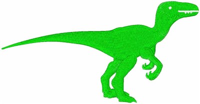 Raptor Dinosaur Machine Embroidery Design
