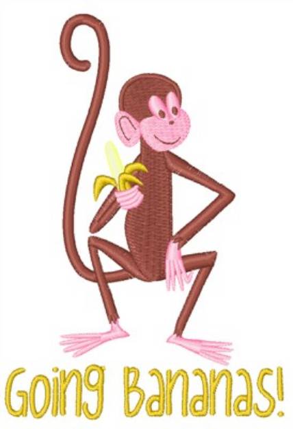 Picture of Going Bananas Machine Embroidery Design