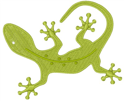 Newt Salamander Machine Embroidery Design