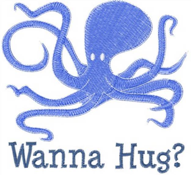 Picture of Wanna Hug Machine Embroidery Design