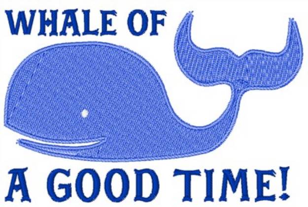 Picture of Whale Of A Good Time Machine Embroidery Design