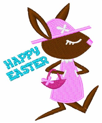 Happy Easter Machine Embroidery Design