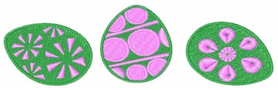 Eggs Machine Embroidery Design