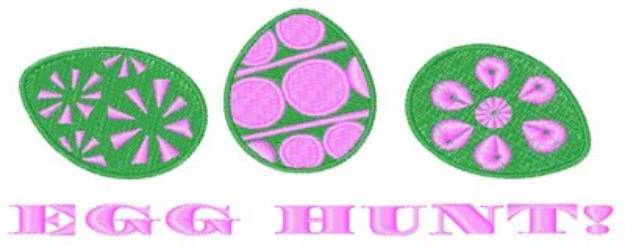 Picture of Egg Hunt Machine Embroidery Design