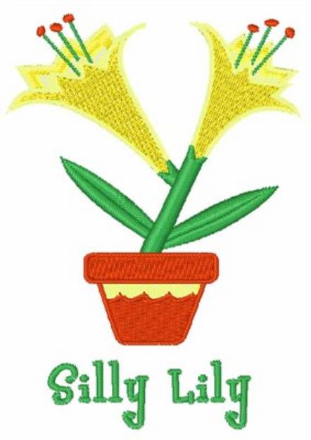 Picture of Silly Lily Machine Embroidery Design