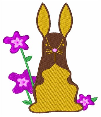 Easter Rabbit Machine Embroidery Design