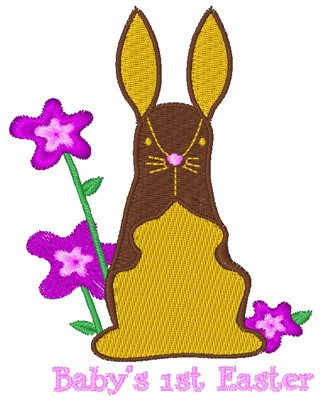 Babys 1st Easter Machine Embroidery Design