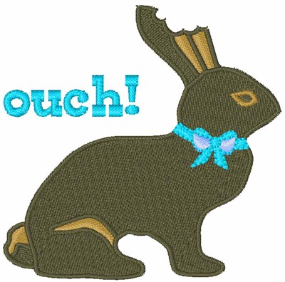 Ouch Chocolate Machine Embroidery Design