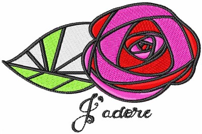 Jadore Machine Embroidery Design
