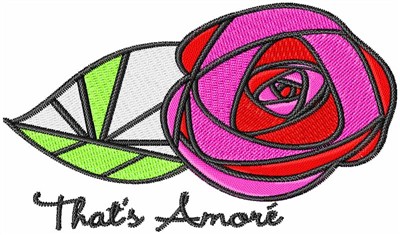 Thats Amore Machine Embroidery Design