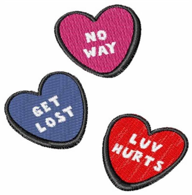 Picture of Valentines Candy Machine Embroidery Design