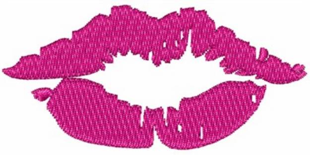 Picture of Kissing Lips Machine Embroidery Design