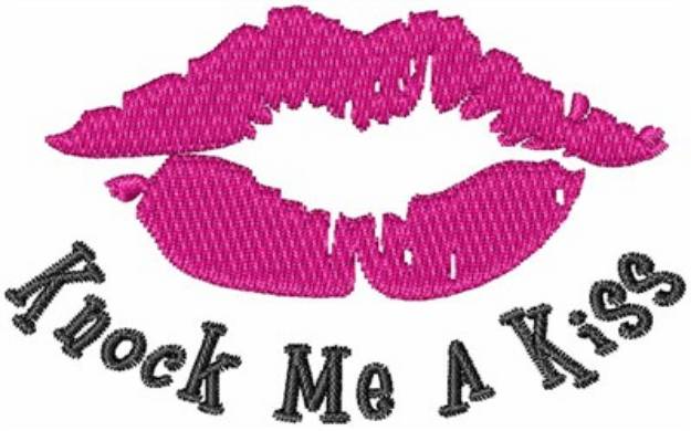 Picture of Knock Me A Kiss Machine Embroidery Design
