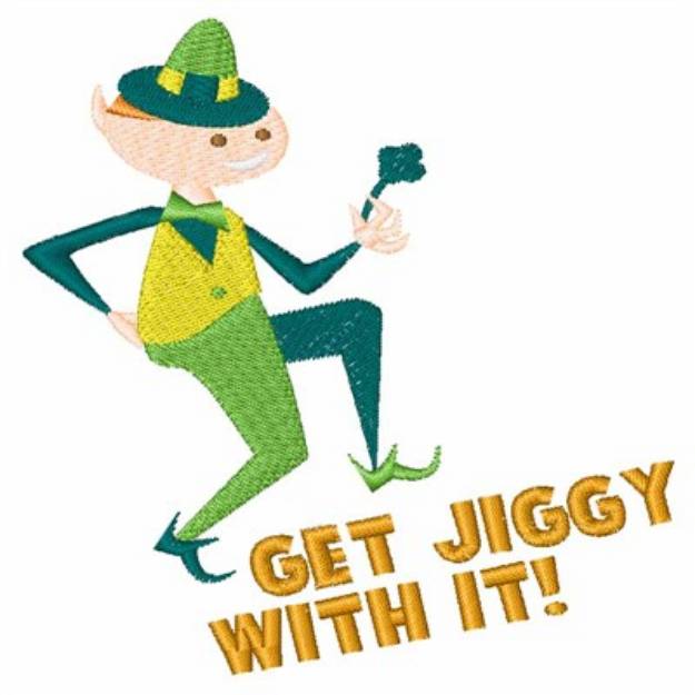 Picture of Get Jiggy With It Machine Embroidery Design