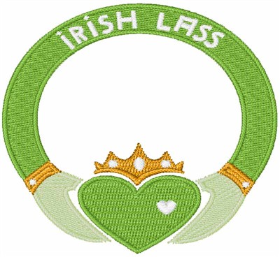 Irish Lass Machine Embroidery Design