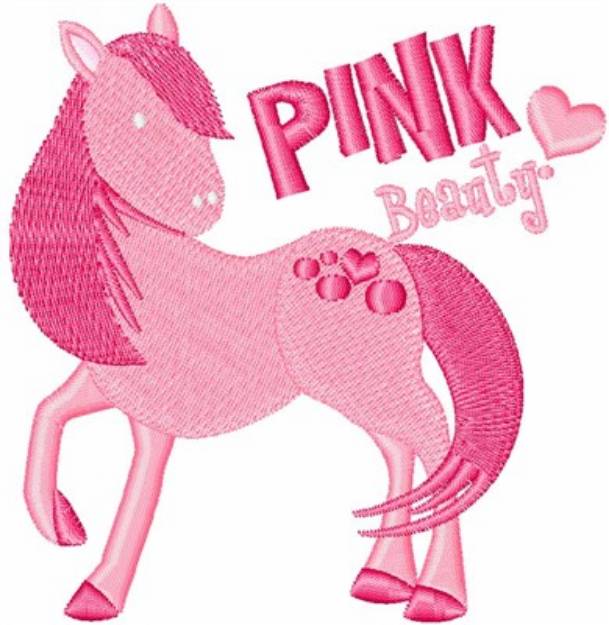 Picture of Pink Beauty Machine Embroidery Design