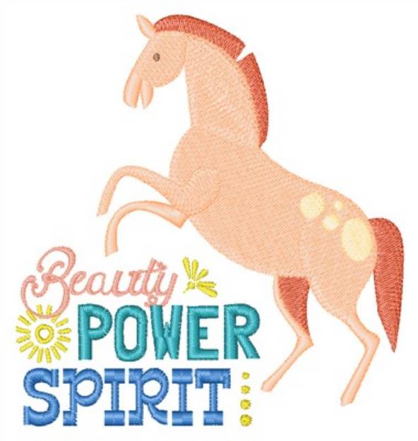 Picture of Beauty Pony Machine Embroidery Design