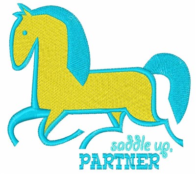 Saddle Up Machine Embroidery Design