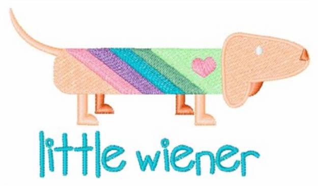 Picture of Little Wiener  Machine Embroidery Design