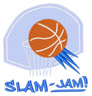 Slam Jam Machine Embroidery Design