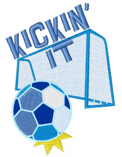 Picture of Kickin It Machine Embroidery Design
