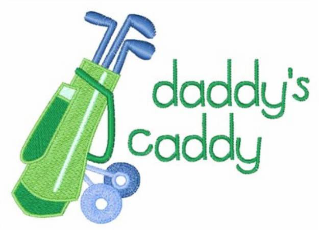 Picture of Daddys Caddy Machine Embroidery Design