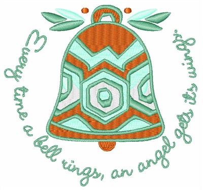 A Bell Rings Machine Embroidery Design