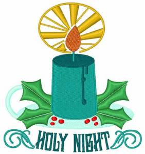 Picture of Holy Night Machine Embroidery Design