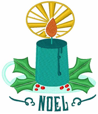 NOEL Machine Embroidery Design