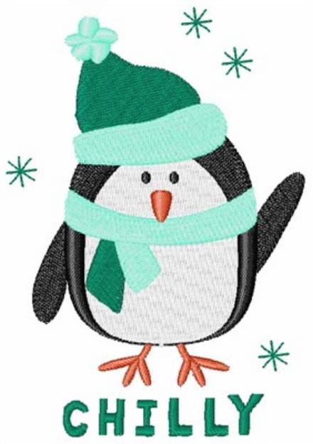 Picture of Chilly Penguin Machine Embroidery Design