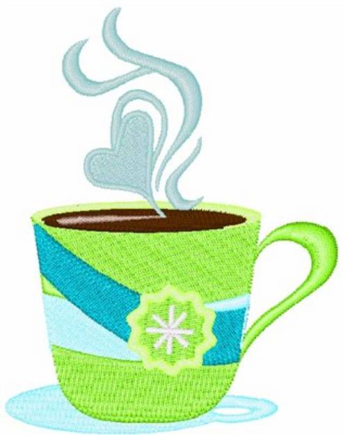 Picture of Coffee Mug Machine Embroidery Design