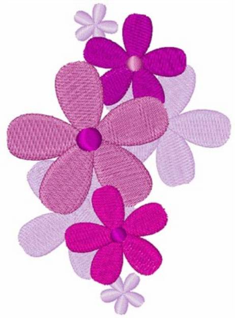 Picture of Pretty Flowers Machine Embroidery Design