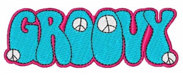 Picture of Groovy   Machine Embroidery Design