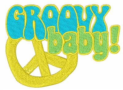 Groovy Baby Machine Embroidery Design