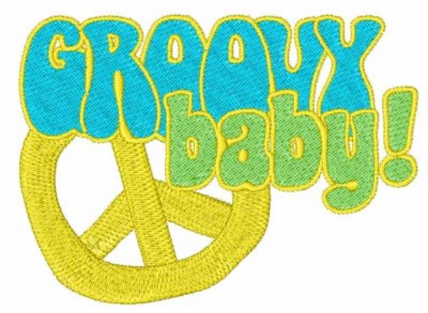 Picture of Groovy Baby Machine Embroidery Design