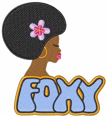 Foxy Woman Machine Embroidery Design