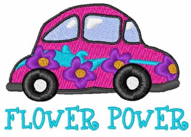 Picture of Flower Power Machine Embroidery Design